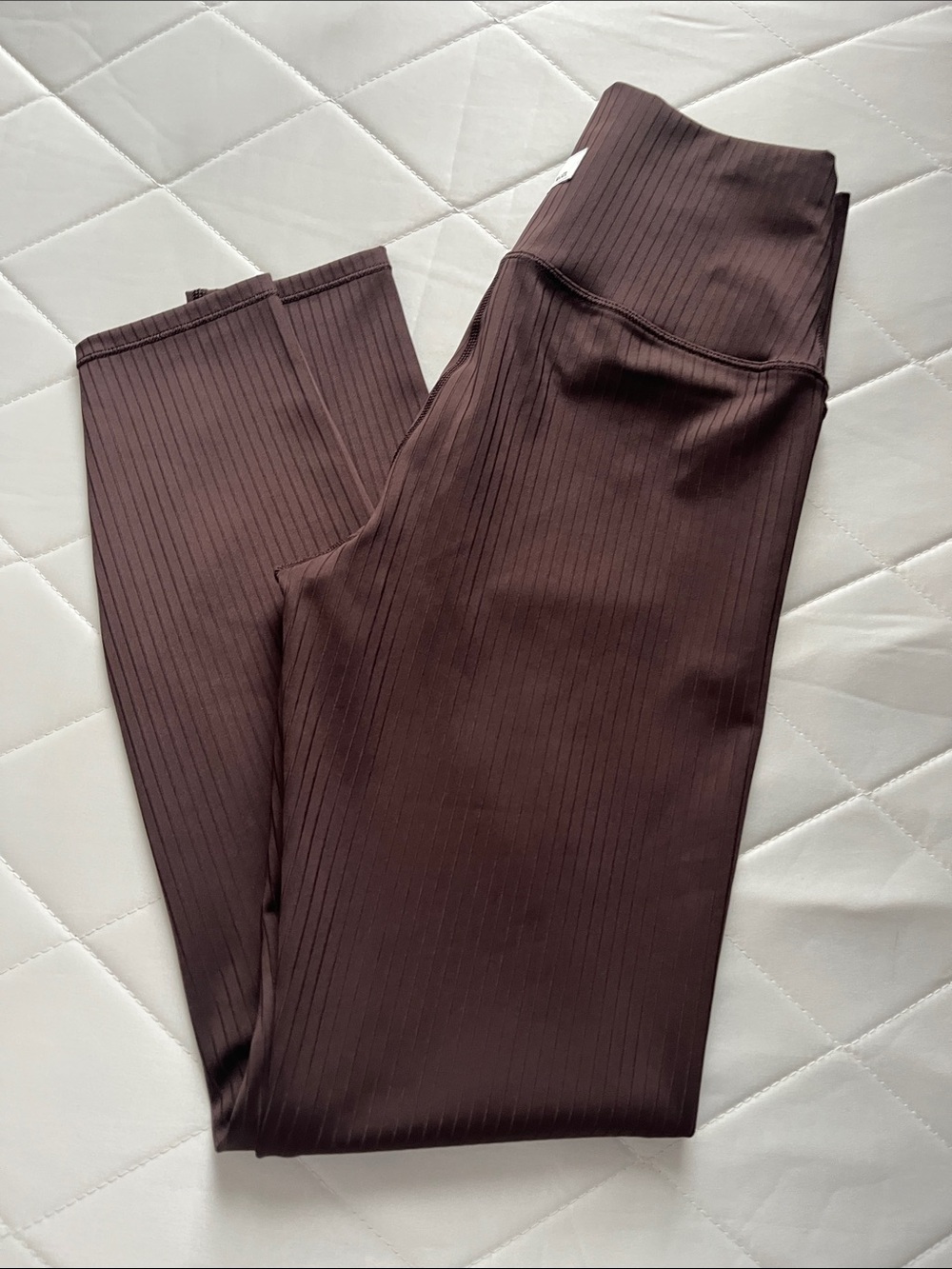 Vuori Inversion Rib Legging - Brown - Picture 8 of 11